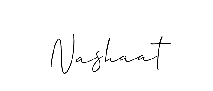 How to Draw Nashaat signature style? Allison_Script is a latest design signature styles for name Nashaat. Nashaat signature style 2 images and pictures png