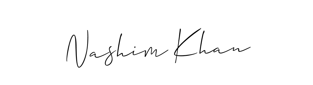 Once you've used our free online signature maker to create your best signature Allison_Script style, it's time to enjoy all of the benefits that Nashim Khan name signing documents. Nashim Khan signature style 2 images and pictures png