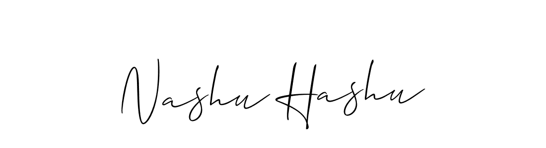 Make a beautiful signature design for name Nashu Hashu. Use this online signature maker to create a handwritten signature for free. Nashu Hashu signature style 2 images and pictures png