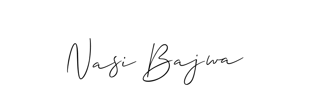 Make a beautiful signature design for name Nasi Bajwa. Use this online signature maker to create a handwritten signature for free. Nasi Bajwa signature style 2 images and pictures png