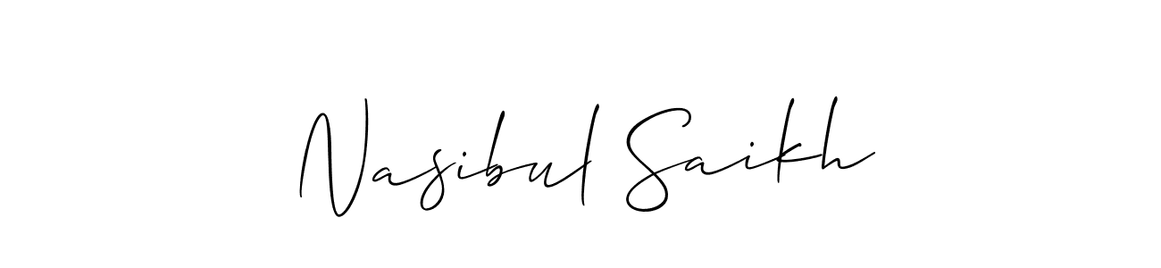 Similarly Allison_Script is the best handwritten signature design. Signature creator online .You can use it as an online autograph creator for name Nasibul Saikh. Nasibul Saikh signature style 2 images and pictures png