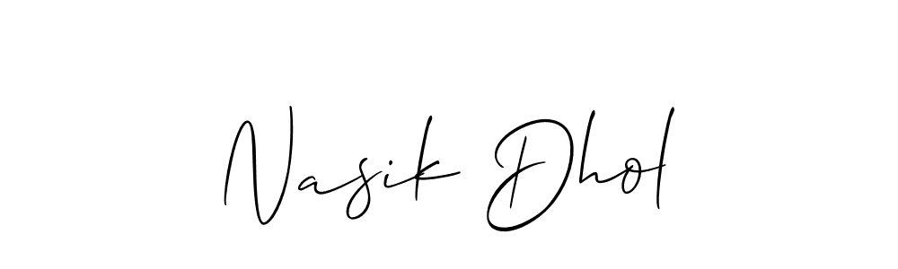 This is the best signature style for the Nasik Dhol name. Also you like these signature font (Allison_Script). Mix name signature. Nasik Dhol signature style 2 images and pictures png