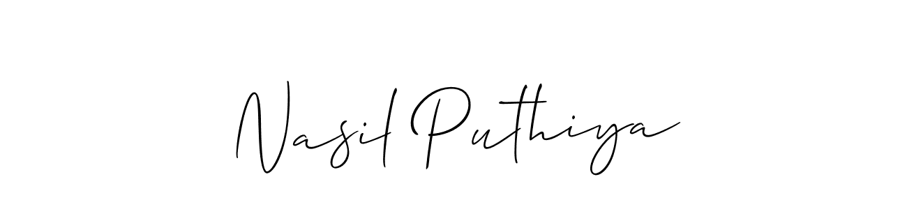 Best and Professional Signature Style for Nasil Puthiya. Allison_Script Best Signature Style Collection. Nasil Puthiya signature style 2 images and pictures png