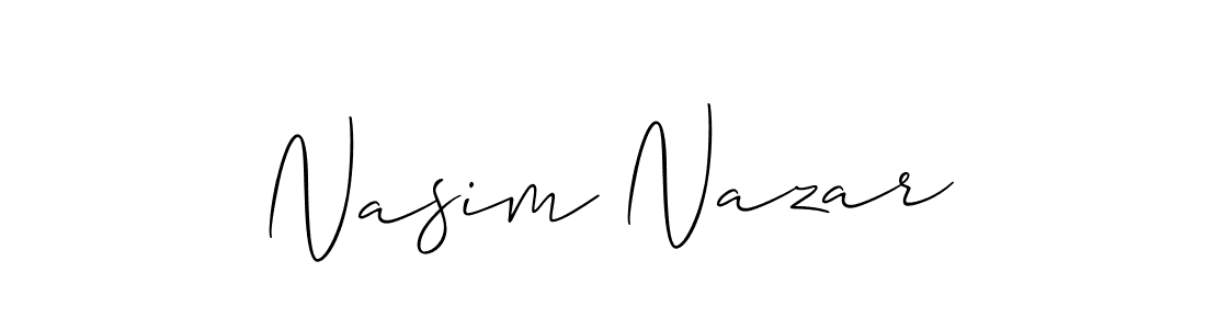 Here are the top 10 professional signature styles for the name Nasim Nazar. These are the best autograph styles you can use for your name. Nasim Nazar signature style 2 images and pictures png