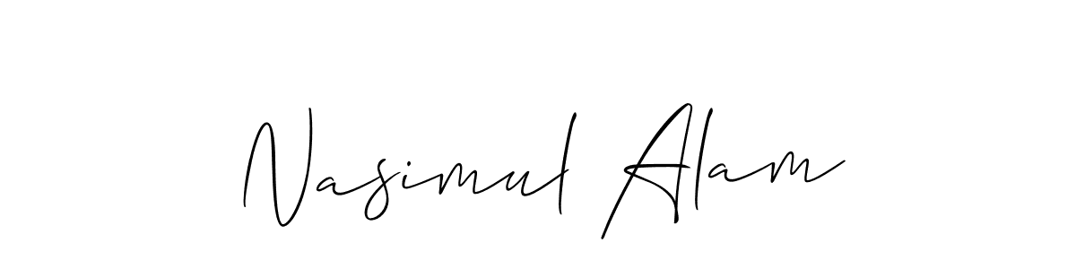 Check out images of Autograph of Nasimul Alam name. Actor Nasimul Alam Signature Style. Allison_Script is a professional sign style online. Nasimul Alam signature style 2 images and pictures png
