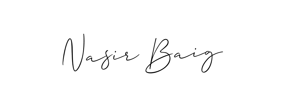 Here are the top 10 professional signature styles for the name Nasir Baig. These are the best autograph styles you can use for your name. Nasir Baig signature style 2 images and pictures png