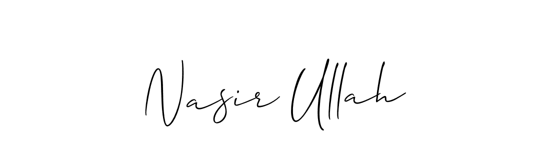 Similarly Allison_Script is the best handwritten signature design. Signature creator online .You can use it as an online autograph creator for name Nasir Ullah. Nasir Ullah signature style 2 images and pictures png