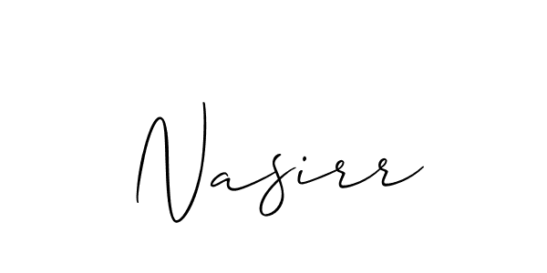 Best and Professional Signature Style for Nasirr. Allison_Script Best Signature Style Collection. Nasirr signature style 2 images and pictures png