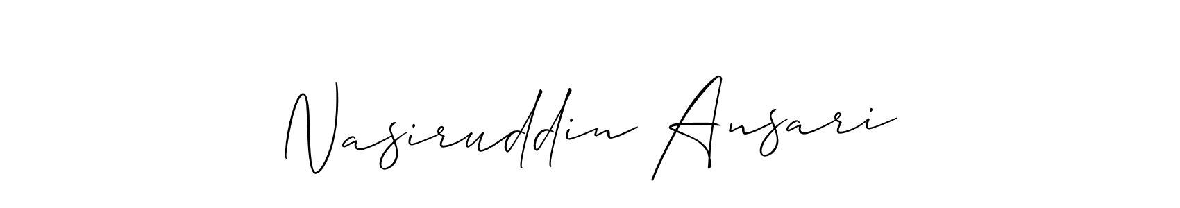 Here are the top 10 professional signature styles for the name Nasiruddin Ansari. These are the best autograph styles you can use for your name. Nasiruddin Ansari signature style 2 images and pictures png