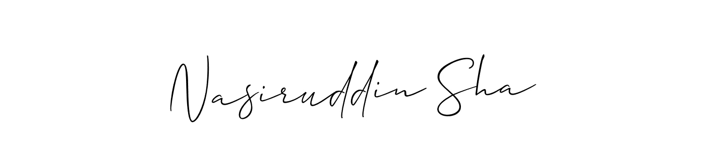 How to Draw Nasiruddin Sha signature style? Allison_Script is a latest design signature styles for name Nasiruddin Sha. Nasiruddin Sha signature style 2 images and pictures png