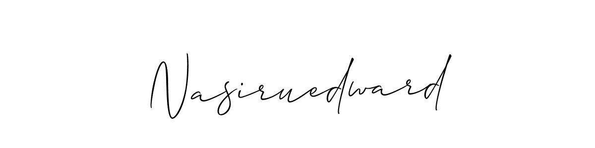Also You can easily find your signature by using the search form. We will create Nasiruedward name handwritten signature images for you free of cost using Allison_Script sign style. Nasiruedward signature style 2 images and pictures png