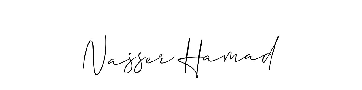 Best and Professional Signature Style for Nasser Hamad. Allison_Script Best Signature Style Collection. Nasser Hamad signature style 2 images and pictures png