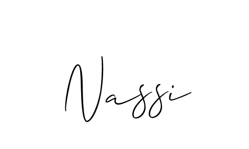 How to Draw Nassi signature style? Allison_Script is a latest design signature styles for name Nassi. Nassi signature style 2 images and pictures png