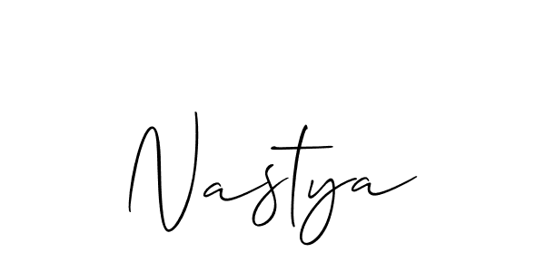 Also we have Nastya name is the best signature style. Create professional handwritten signature collection using Allison_Script autograph style. Nastya signature style 2 images and pictures png