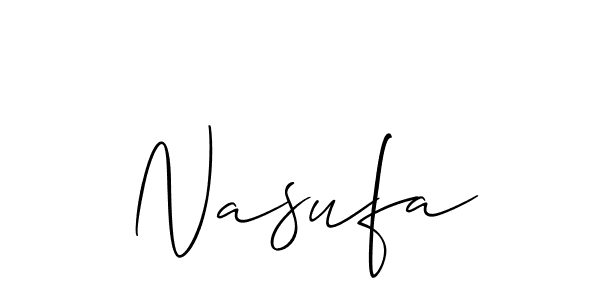 Make a short Nasufa signature style. Manage your documents anywhere anytime using Allison_Script. Create and add eSignatures, submit forms, share and send files easily. Nasufa signature style 2 images and pictures png