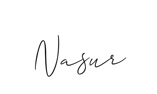 You can use this online signature creator to create a handwritten signature for the name Nasur. This is the best online autograph maker. Nasur signature style 2 images and pictures png