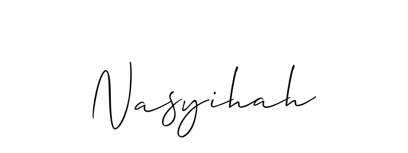 Here are the top 10 professional signature styles for the name Nasyihah. These are the best autograph styles you can use for your name. Nasyihah signature style 2 images and pictures png