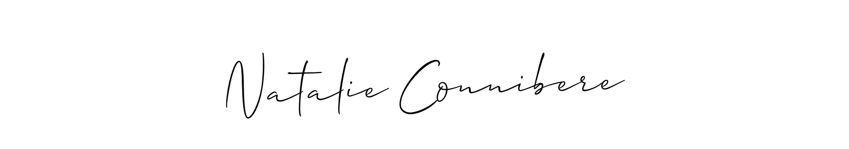 Use a signature maker to create a handwritten signature online. With this signature software, you can design (Allison_Script) your own signature for name Natalie Connibere. Natalie Connibere signature style 2 images and pictures png