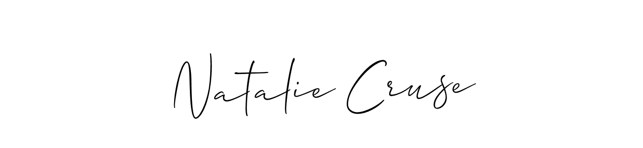 if you are searching for the best signature style for your name Natalie Cruse. so please give up your signature search. here we have designed multiple signature styles  using Allison_Script. Natalie Cruse signature style 2 images and pictures png