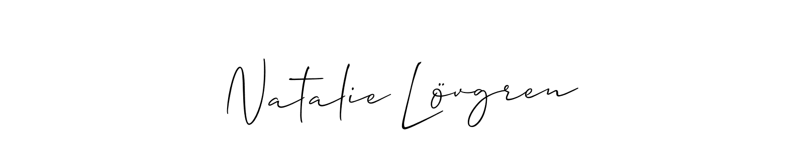 How to make Natalie Lövgren signature? Allison_Script is a professional autograph style. Create handwritten signature for Natalie Lövgren name. Natalie Lövgren signature style 2 images and pictures png