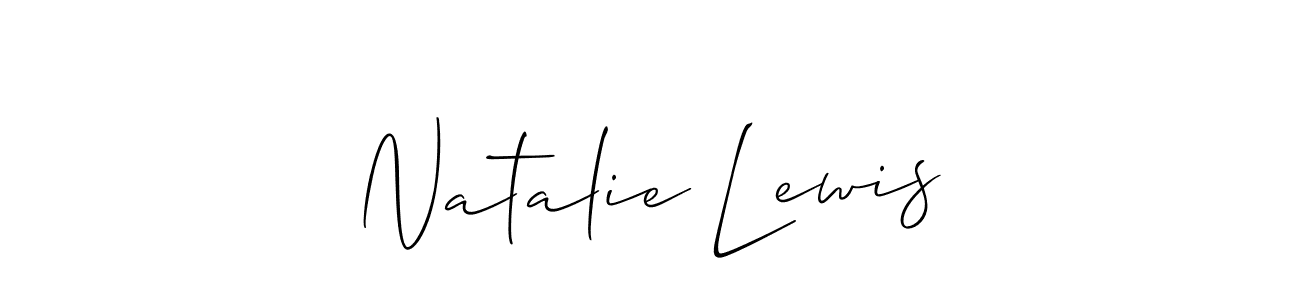 This is the best signature style for the Natalie Lewis name. Also you like these signature font (Allison_Script). Mix name signature. Natalie Lewis signature style 2 images and pictures png