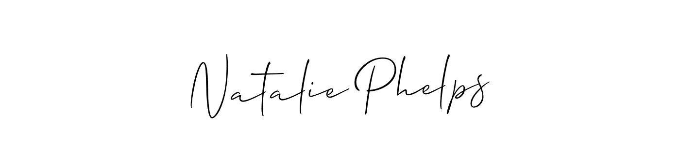 Best and Professional Signature Style for Natalie Phelps. Allison_Script Best Signature Style Collection. Natalie Phelps signature style 2 images and pictures png