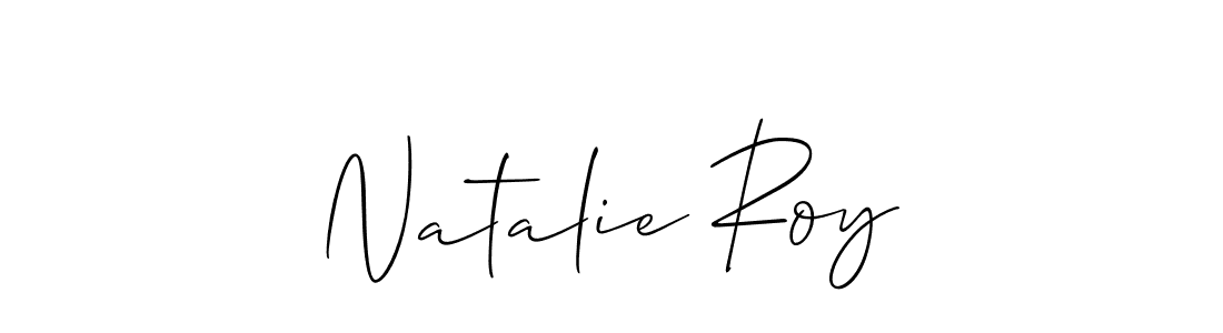 Create a beautiful signature design for name Natalie Roy. With this signature (Allison_Script) fonts, you can make a handwritten signature for free. Natalie Roy signature style 2 images and pictures png