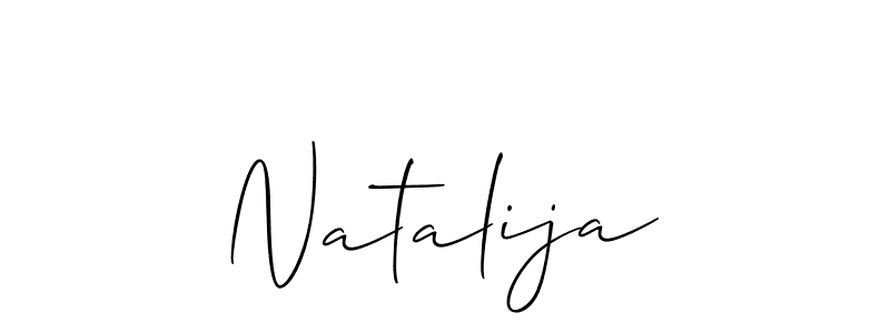 Once you've used our free online signature maker to create your best signature Allison_Script style, it's time to enjoy all of the benefits that Natalija name signing documents. Natalija signature style 2 images and pictures png