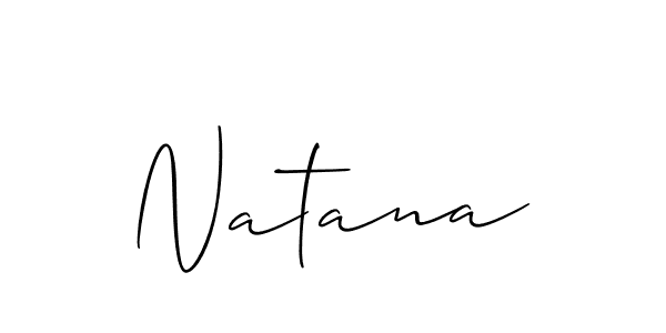 Also You can easily find your signature by using the search form. We will create Natana name handwritten signature images for you free of cost using Allison_Script sign style. Natana signature style 2 images and pictures png