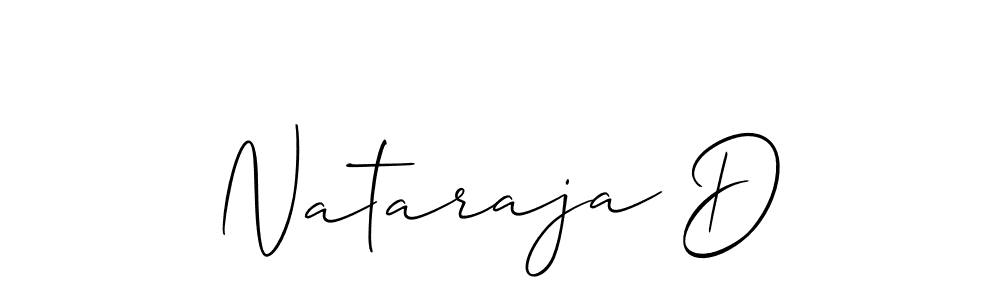 Make a beautiful signature design for name Nataraja D. Use this online signature maker to create a handwritten signature for free. Nataraja D signature style 2 images and pictures png