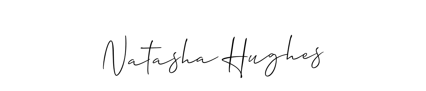 Allison_Script is a professional signature style that is perfect for those who want to add a touch of class to their signature. It is also a great choice for those who want to make their signature more unique. Get Natasha Hughes name to fancy signature for free. Natasha Hughes signature style 2 images and pictures png