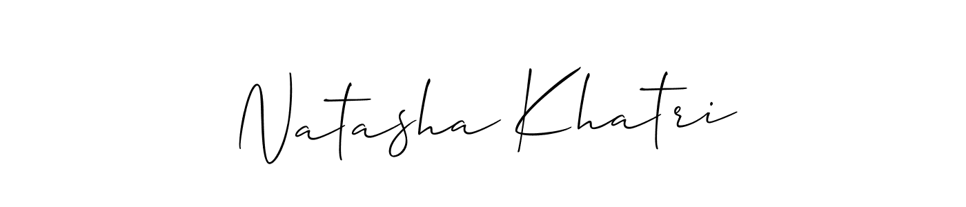 Make a beautiful signature design for name Natasha Khatri. Use this online signature maker to create a handwritten signature for free. Natasha Khatri signature style 2 images and pictures png