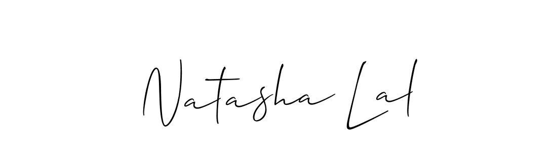 This is the best signature style for the Natasha Lal name. Also you like these signature font (Allison_Script). Mix name signature. Natasha Lal signature style 2 images and pictures png