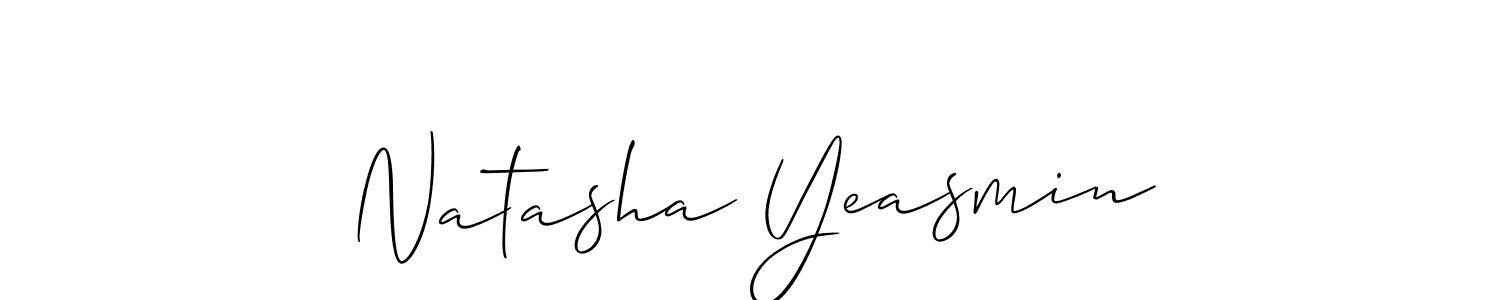 This is the best signature style for the Natasha Yeasmin name. Also you like these signature font (Allison_Script). Mix name signature. Natasha Yeasmin signature style 2 images and pictures png