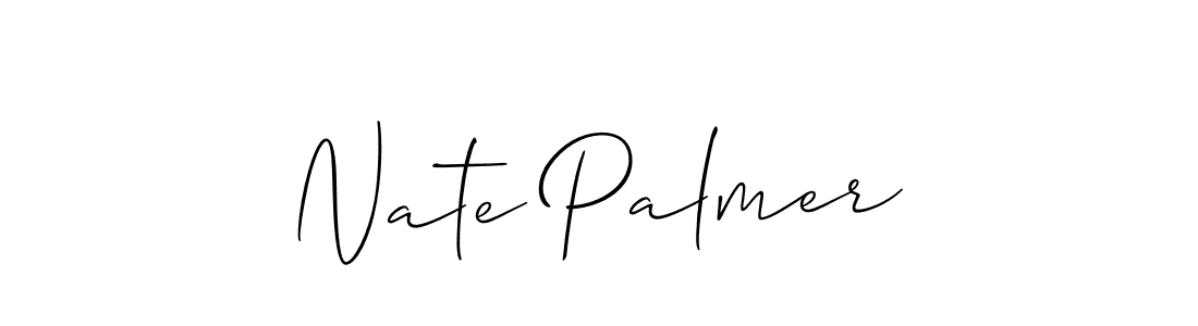 Make a short Nate Palmer signature style. Manage your documents anywhere anytime using Allison_Script. Create and add eSignatures, submit forms, share and send files easily. Nate Palmer signature style 2 images and pictures png