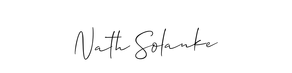 You can use this online signature creator to create a handwritten signature for the name Nath Solanke. This is the best online autograph maker. Nath Solanke signature style 2 images and pictures png