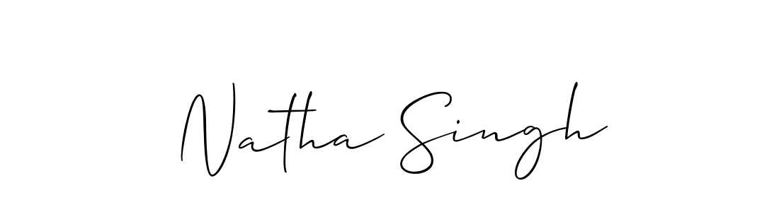 Best and Professional Signature Style for Natha Singh. Allison_Script Best Signature Style Collection. Natha Singh signature style 2 images and pictures png