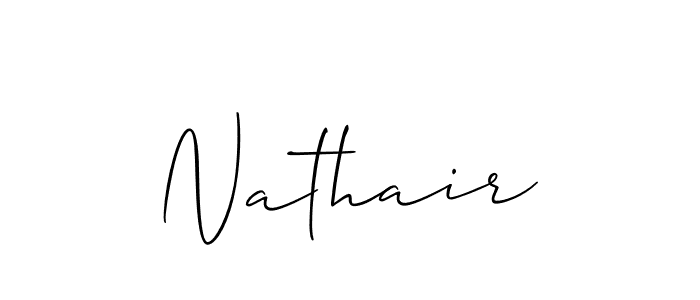 Make a beautiful signature design for name Nathair. Use this online signature maker to create a handwritten signature for free. Nathair signature style 2 images and pictures png