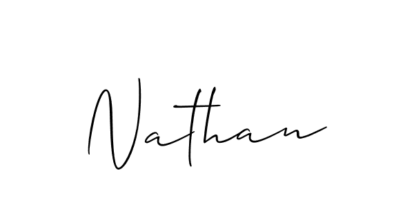 How to make Nathan name signature. Use Allison_Script style for creating short signs online. This is the latest handwritten sign. Nathan signature style 2 images and pictures png
