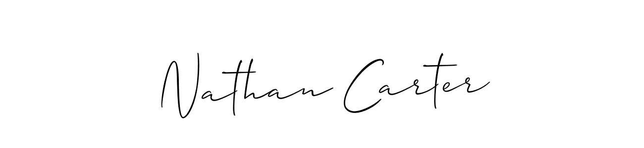 Best and Professional Signature Style for Nathan Carter. Allison_Script Best Signature Style Collection. Nathan Carter signature style 2 images and pictures png