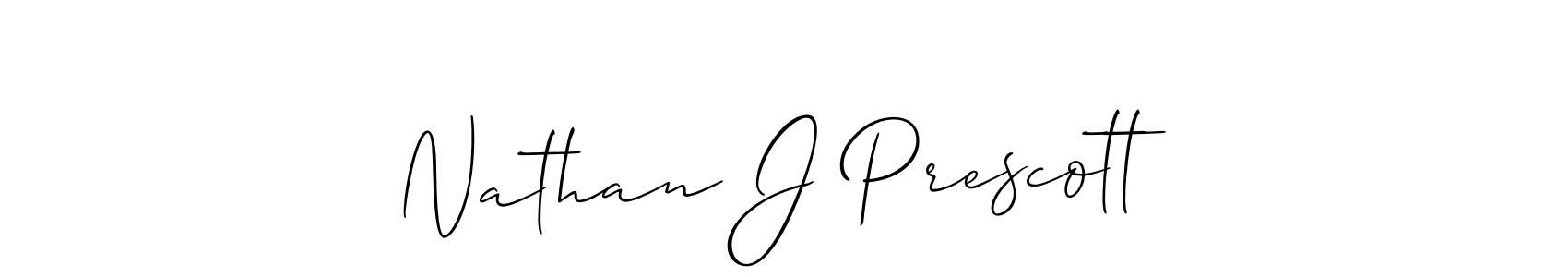 Check out images of Autograph of Nathan J Prescott name. Actor Nathan J Prescott Signature Style. Allison_Script is a professional sign style online. Nathan J Prescott signature style 2 images and pictures png