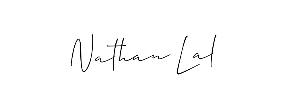 Best and Professional Signature Style for Nathan Lal. Allison_Script Best Signature Style Collection. Nathan Lal signature style 2 images and pictures png