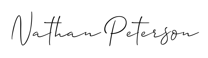Make a beautiful signature design for name Nathan Peterson. With this signature (Allison_Script) style, you can create a handwritten signature for free. Nathan Peterson signature style 2 images and pictures png