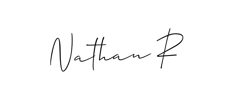 This is the best signature style for the Nathan R name. Also you like these signature font (Allison_Script). Mix name signature. Nathan R signature style 2 images and pictures png