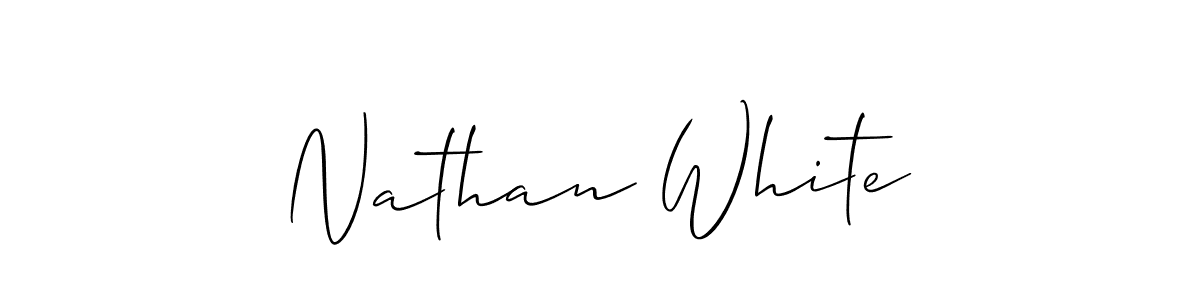 Make a beautiful signature design for name Nathan White. Use this online signature maker to create a handwritten signature for free. Nathan White signature style 2 images and pictures png