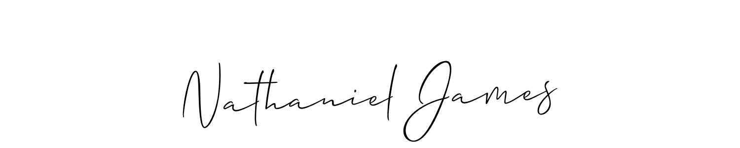 Best and Professional Signature Style for Nathaniel James. Allison_Script Best Signature Style Collection. Nathaniel James signature style 2 images and pictures png