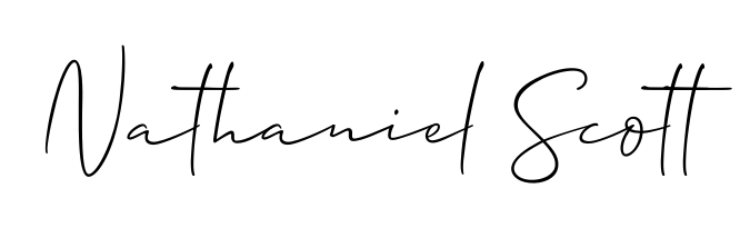 Get an exclusive digital autograph for Nathaniel Scott. The Allison_Script typeface captures the charm of real penmanship on paper. Nathaniel Scott signature style 2 images and pictures png