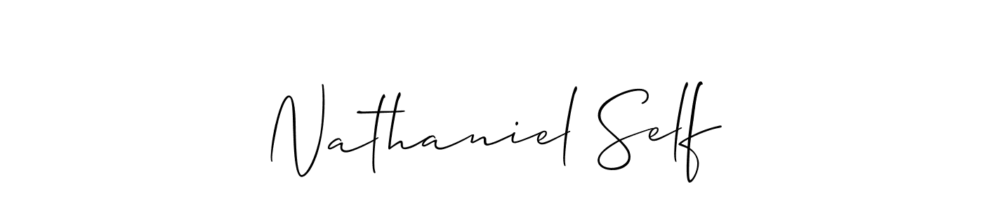 Once you've used our free online signature maker to create your best signature Allison_Script style, it's time to enjoy all of the benefits that Nathaniel Self name signing documents. Nathaniel Self signature style 2 images and pictures png