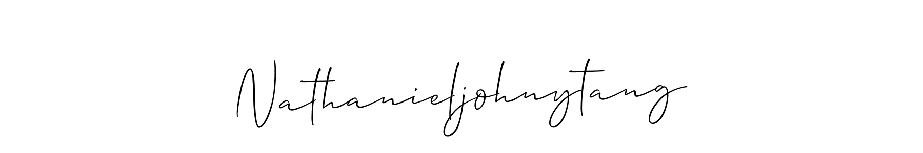 You can use this online signature creator to create a handwritten signature for the name Nathanieljohnytang. This is the best online autograph maker. Nathanieljohnytang signature style 2 images and pictures png