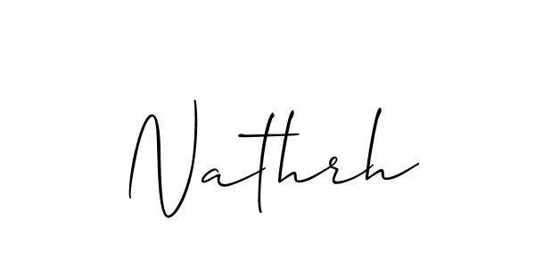 How to Draw Nathrh signature style? Allison_Script is a latest design signature styles for name Nathrh. Nathrh signature style 2 images and pictures png